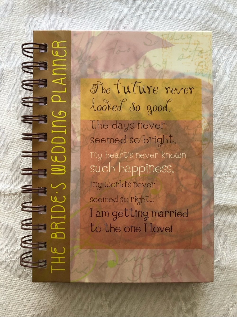 NEW The Bride’s Wedding Planner Spiral Bound Hardcover Notebook